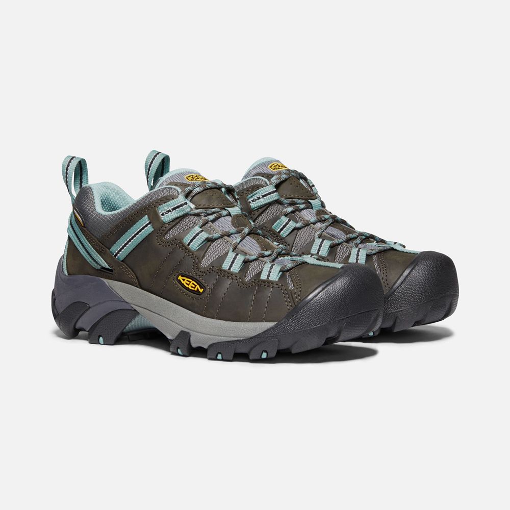 Chaussure de Randonnée Keen Femme Vert Olive/Noir | Targhee Ii Waterproof | OJYTE-8936